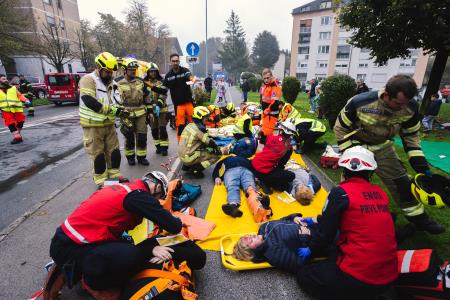 Zaščitno reševalna vaja Domžale 2024_foto Jure Gubanc (2)